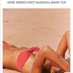 ISO !!! Aerie Ribbed Bandeau in Harvest